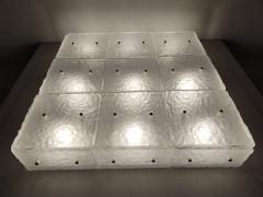  JL Light Style Murano glass flush mount Hammered sandblasted glasses - 4303531