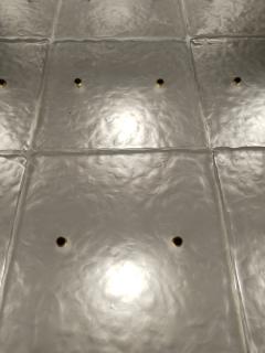  JL Light Style Murano glass flush mount Hammered sandblasted glasses - 4303537