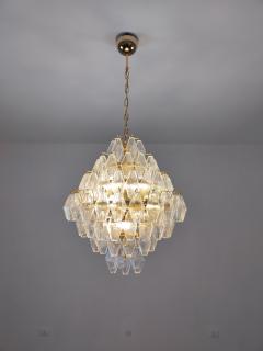  JL Light Style Murano glass poliedri chandelier in poliedro shaped an clear glass - 4293895