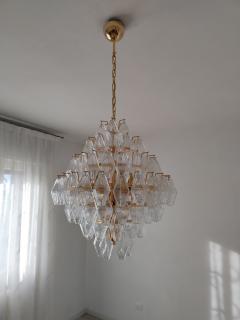  JL Light Style Murano glass poliedri chandelier in poliedro shaped an clear glass - 4293897