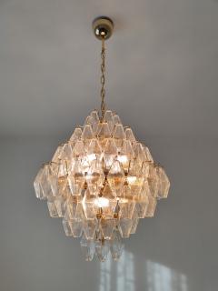  JL Light Style Murano glass poliedri chandelier in poliedro shaped an clear glass - 4293900