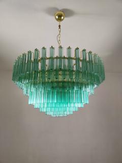  JL Light Style Murano glass quadriedri chandelier in green color - 4295392