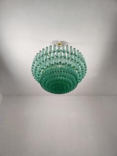  JL Light Style Murano glass quadriedri chandelier in green color - 4295393