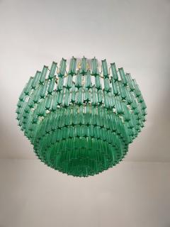  JL Light Style Murano glass quadriedri chandelier in green color - 4295396
