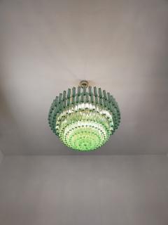  JL Light Style Murano glass quadriedri chandelier in green color - 4295403