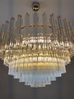  JL Light Style Murano glass quadriedri chandelier with clear glasses - 4295384