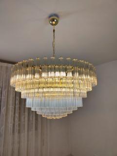  JL Light Style Murano glass quadriedri chandelier with clear glasses - 4295385