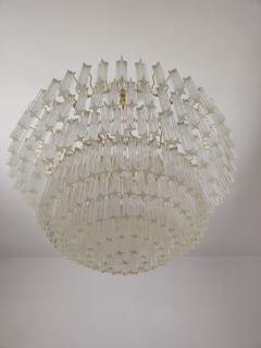  JL Light Style Murano glass quadriedri chandelier with clear glasses - 4295387