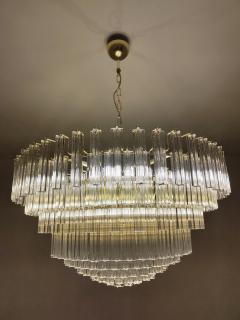  JL Light Style Murano glass quadriedri chandelier with clear glasses - 4295389