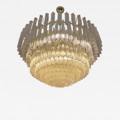  JL Light Style Murano glass quadriedri chandelier with clear glasses - 4325649