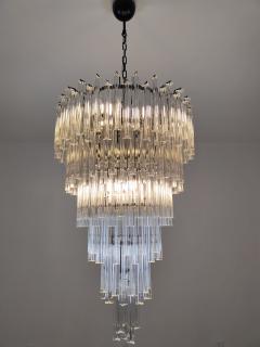  JL Light Style Murano glass triedri chandelier in clear color - 4295370