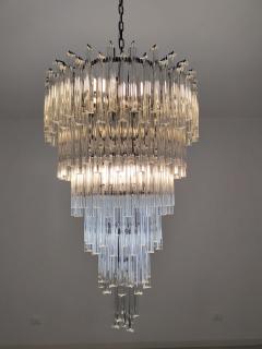  JL Light Style Murano glass triedri chandelier in clear color - 4295371