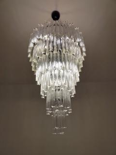 JL Light Style Murano glass triedri chandelier in clear color - 4295375