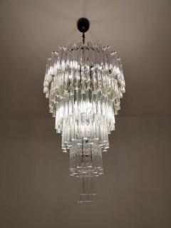  JL Light Style Murano glass triedri chandelier in clear color - 4295376