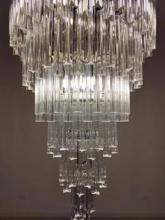  JL Light Style Murano glass triedri chandelier in clear color - 4295377