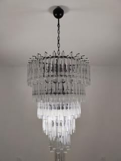  JL Light Style Murano glass triedri chandelier in clear color - 4295378