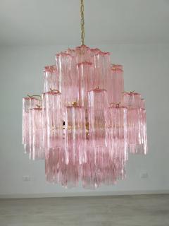  JL Light Style Murano glass tronchi chandelier symmetrical shaped pink - 4294254