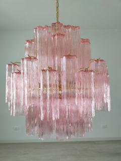  JL Light Style Murano glass tronchi chandelier symmetrical shaped pink - 4294261