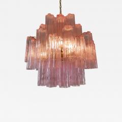  JL Light Style Murano glass tronchi chandelier symmetrical shaped pink - 4385464