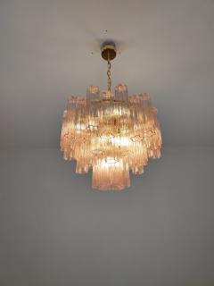  JL Light Style Murano glass tronchi chandelier with pink alternated glasses - 4294223