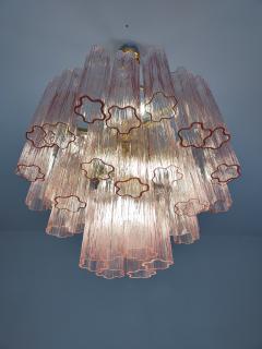  JL Light Style Murano glass tronchi chandelier with pink alternated glasses - 4294226