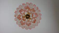  JL Light Style Murano glass tronchi tiers chandelier with clear and pink glasses - 4294212