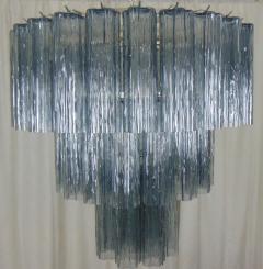  JL Light Style Murano glass tronchi tiers chandelier with smokey gray glasses - 4294196