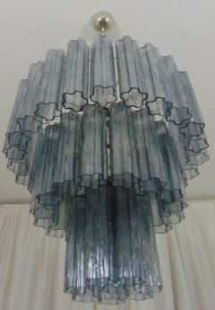  JL Light Style Murano glass tronchi tiers chandelier with smokey gray glasses - 4294197