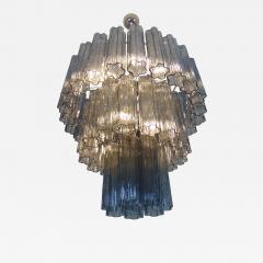  JL Light Style Murano glass tronchi tiers chandelier with smokey gray glasses - 4402235