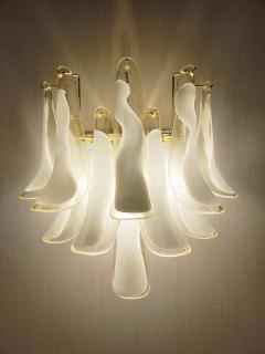  JL Light Style Murano glass wall sconce amber feathers large version - 4320983