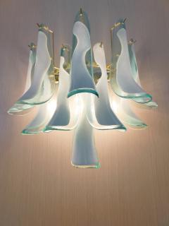  JL Light Style Murano glass wall sconce green feathers large version - 4320988