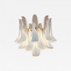  JL Light Style Murano glass wall sconce white feathers large version - 4385408