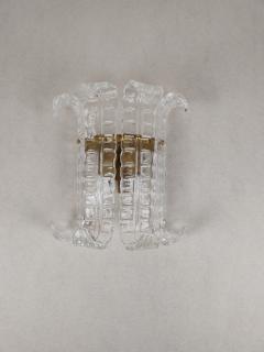  JL Light Style Murano glass wall sconce with clear Felci glasses - 4297992