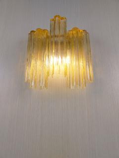  JL Light Style Murano glass wall sconce with side alternated amber tronchi glasses - 4550327
