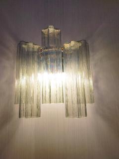  JL Light Style Murano glass wall sconce with side alternated green tronchi glasses - 4550209