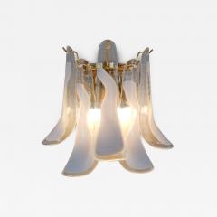  JL Light Style Murano glass wall sconce with white feathers glasses - 4402889