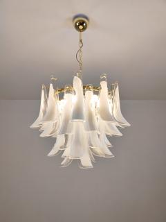  JL Light Style Murano glass white feathers chandelier - 4309519