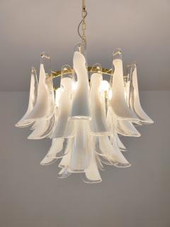  JL Light Style Murano glass white feathers chandelier - 4309520