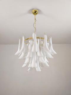  JL Light Style Murano glass white feathers chandelier - 4309525