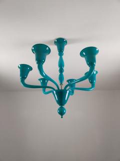  JL Light Style Nova marine green Murano glass chandelier - 4296465