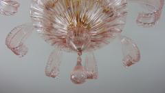  JL Light Style Pink rugiada Murano glass flush mount - 4300747