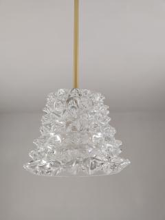  JL Light Style Rostrato clear Murano glass pendant - 4303602
