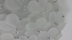  JL Light Style Satin flowers basket Murano glass flush mount - 4300736