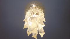  JL Light Style Spiral clear Murano glass triedri chandelier - 4295343