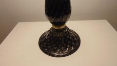  JL Light Style Stem black and gold Murano glass table lamp - 4303826