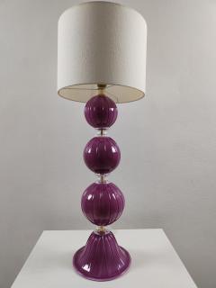  JL Light Style Three Spheres Amethyst Murano glass table lamp - 4303890