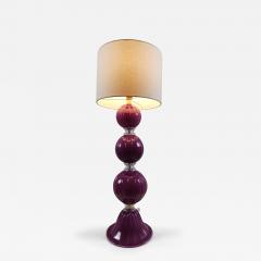  JL Light Style Three Spheres Amethyst Murano glass table lamp - 4483680