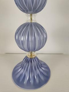  JL Light Style Three Spheres lavender Murano glass table lamp - 4303937