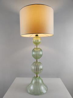  JL Light Style Three Spheres light green Murano glass table lamp - 4303875