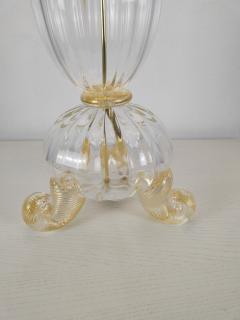  JL Light Style Tripode clear and gold Murano glass table lamp - 4304232